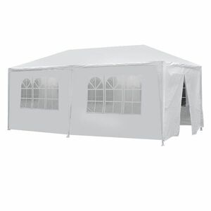 Namiot imprezowy, biały, dostępny w 3 wielkościach-3x6 metrowy obraz