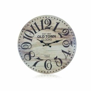 Zegar ścienny Old town, śr. 34 cm obraz