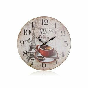 Zegar ścienny Cafe Paris, śr. 34 cm obraz
