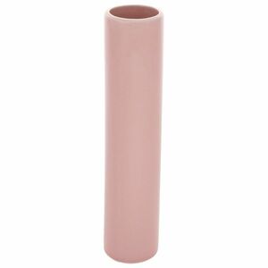Wazon ceramicny Tube, 5 x 24 x 5 cm, różowy obraz