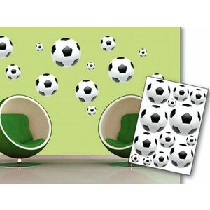 Dekoracyjne naklejki ścienne piłki futbolowe obraz