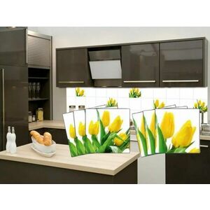 Naklejki na płytki żółte tulipany obraz