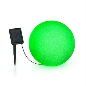 Blumfeldt Shinestone Solar 40, lampa kulista, panel słoneczny, Ø 40 cm, RGB-LED, IP68, akumulator obraz