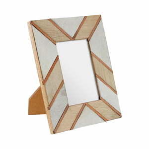 Biało-beżowa drewniana ramka 19x24 cm Bowerbird – Premier Housewares obraz