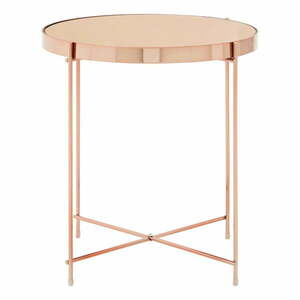 Okrągły stolik ze szklanym blatem ø 43 cm Allure – Premier Housewares obraz