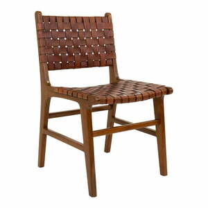 Brązowe krzesła z drewna tekowego zestaw 2 szt. Perugia – House Nordic obraz