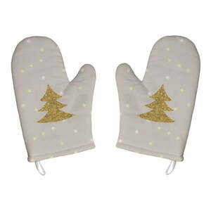 Rękawice kuchenne ze świątecznym motywem zestaw 2 szt. – Butter Kings obraz