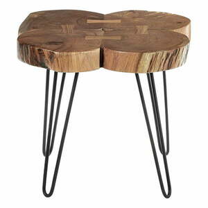 Stolik z blatem z drewna akacjowego 50x50 cm Nandri – Premier Housewares obraz