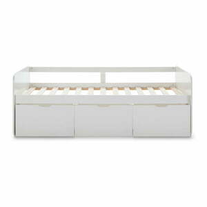 Białe łóżko dziecięce ze schowkiem 90x190 cm Abbott – Marckeric obraz