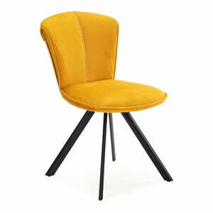 Żółte krzesła zestaw 2 szt. Simbra – Marckeric obraz