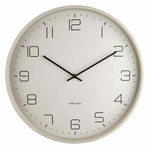 Karlsson 5751WG stylowy zegar ścienny, śr. 40 cm obraz