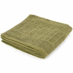 Ręcznik Soft oliwkowo-zielony, 50 x 100 cm, 50 x 100 cm obraz