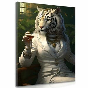 Obraz zwierzęcy gangster tygrysica obraz