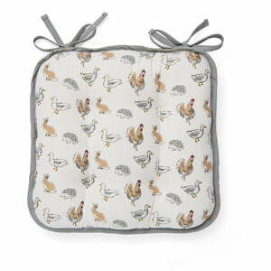 Bawełniana poduszka na krzesło Cooksmart ® Country Animals, 34x36 cm obraz