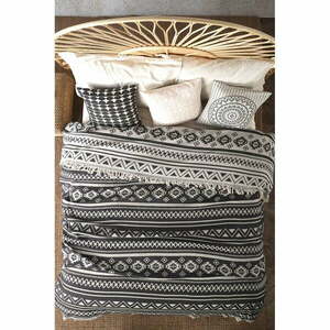 Szara bawełniana narzuta na łóżko dwuosobowe 220x240 cm Lima – Mijolnir obraz