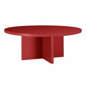 Czerwony okrągły stolik ø 80 cm Pausa – Really Nice Things obraz