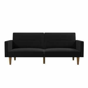 Czarna sofa rozkładana 204 cm Channel – Støraa obraz