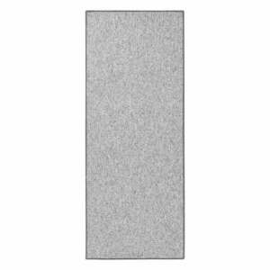 Szary chodnik 80x300 cm Wolly – BT Carpet obraz