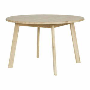 Stół do jadalni z drewna dębowego WOOOD Disc, Ø 120 cm obraz