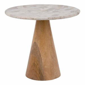 Okrągły stolik z blatem w dekorze marmuru ø 50 cm Force – Leitmotiv obraz