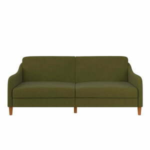 Zielona sofa rozkładana 196 cm Jasper – Støraa obraz