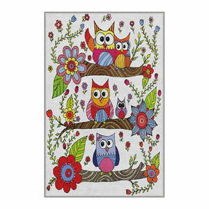 Dziecięcy dywan antypoślizgowy Conceptum Hypnose Owls, 100x200 cm obraz
