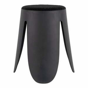 Czarny plastikowy stołek Savor – Leitmotiv obraz