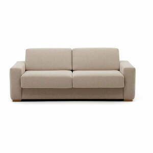 Beżowa rozkładana sofa 224 cm Anley – Kave Home obraz