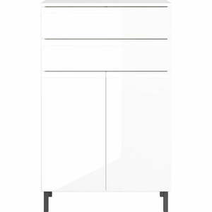 Biała szafka łazienkowa 60x97 cm Salinas – Germania obraz
