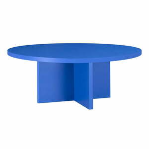 Niebieski okrągły stolik ø 80 cm Pausa – Really Nice Things obraz