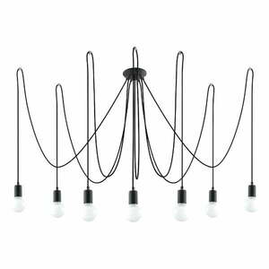 Czarna lampa wisząca 300x300 cm Spider – Nice Lamps obraz