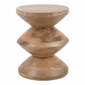 Okrągły stolik z litego drewna mango ø 35 cm Totem – Leitmotiv obraz