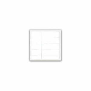 Zestaw 3 luster ściennych w białych ramach Oyo Concept Setayna, 24x24 cm obraz