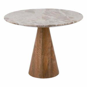 Okrągły stolik z blatem w dekorze marmuru ø 40 cm Force – Leitmotiv obraz