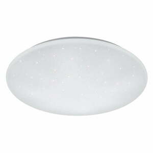 Biała okrągła lampa sufitowa LED Trio Kato, średnica 60 cm obraz