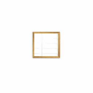 Zestaw 3 luster ściennych w ramach w kolorze złota Oyo Concept Setayna, 24x24 cm obraz