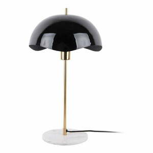 Czarna lampa stołowa (wys. 56 cm) Waved Dome – Leitmotiv obraz