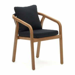 Czarno-naturalne krzesła zestaw 4 szt. Malaret – Kave Home obraz