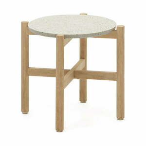Okrągły stolik z blatem z lastryko ø 54, 5 cm Pola – Kave Home obraz