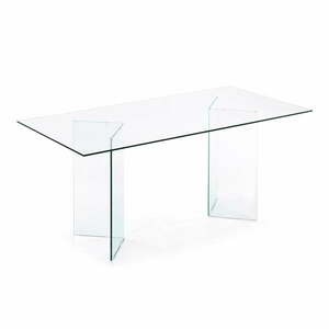 Stół ze szklanym blatem 90x200 cm Burano – Kave Home obraz