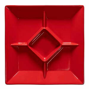 Czerwony kamionkowy półmisek na przekąski Casafina Cook & Host, 33x33 cm obraz