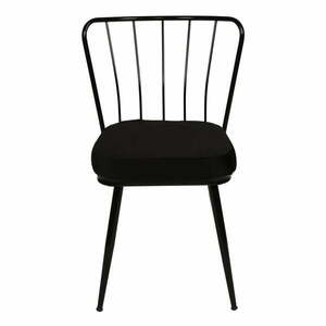 Czarne metalowe krzesła zestaw 2 szt. Yildiz – Kalune Design obraz