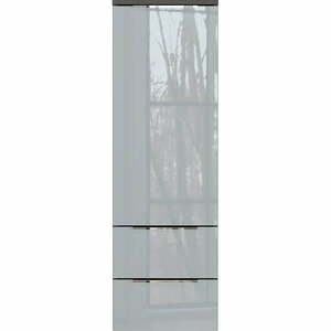 Szara wysoka wisząca szafka łazienkowa 36x111 cm Vasio – Germania obraz