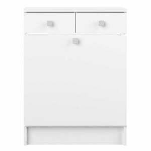 Biała niska szafka łazienkowa 60x82 cm Combi – TemaHome obraz