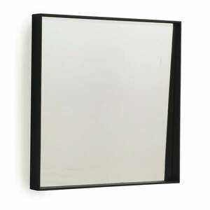 Czarne lustro ścienne Geese Thin, 40x40 cm obraz