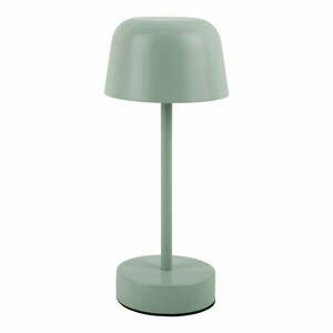 Jasnozielona lampa stołowa LED (wys. 28 cm) Brio – Leitmotiv obraz