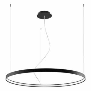 Czarna lampa wisząca Nice Lamps Ganica, ø 100 cm obraz