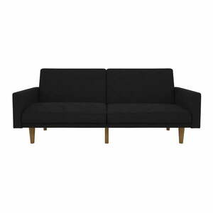Czarna sofa rozkładana 199 cm Paxson – Støraa obraz