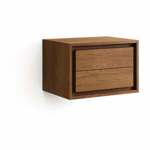 Niska wisząca szafka pod umywalkę z litego drewna tekowego 60x40 cm Kenta – Kave Home obraz