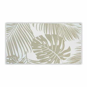 Beżowy ręcznik plażowy 180x100 cm Leaf – Foutastic obraz